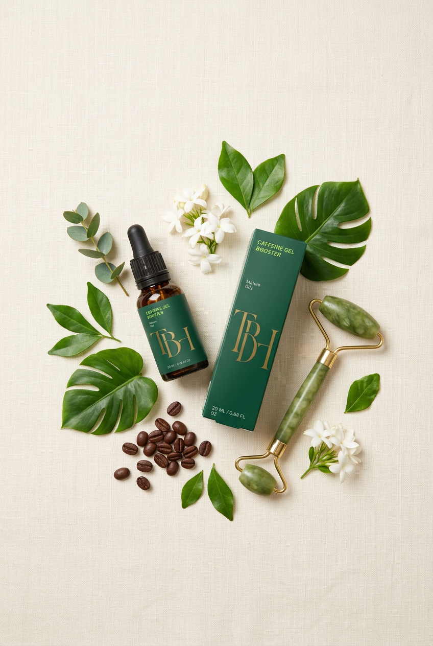 Caffeine Gel Booster - Flat Lay