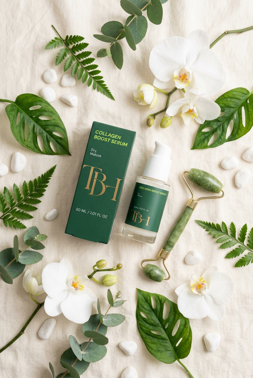 Collagen Boost Serum - Flat Lay