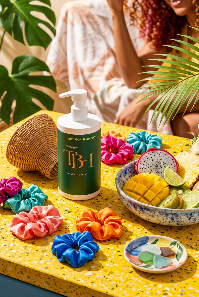 Curly Hair Shampoo - Sunny Terrazzo