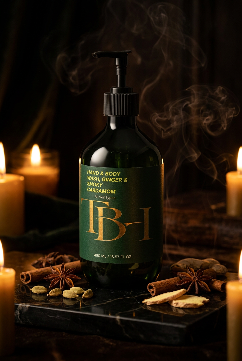 Ginger Cardamom Wash - Dark Editorial