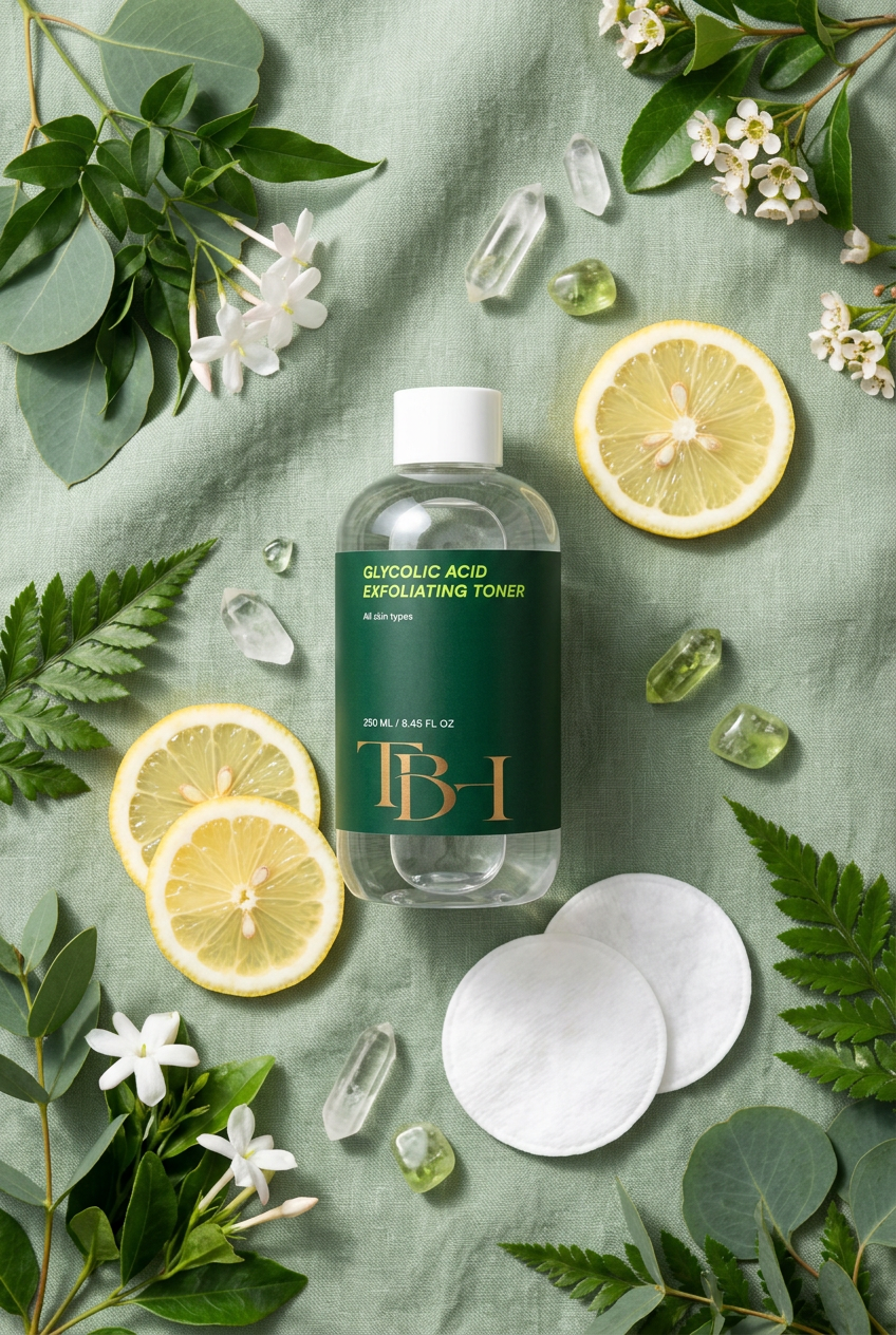 Glycolic Acid Exfoliating Toner - Flat Lay
