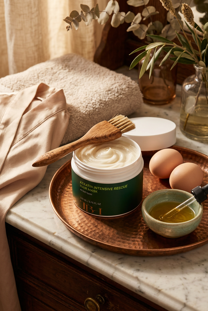 Keratin Hair Mask - Rich Ingredients