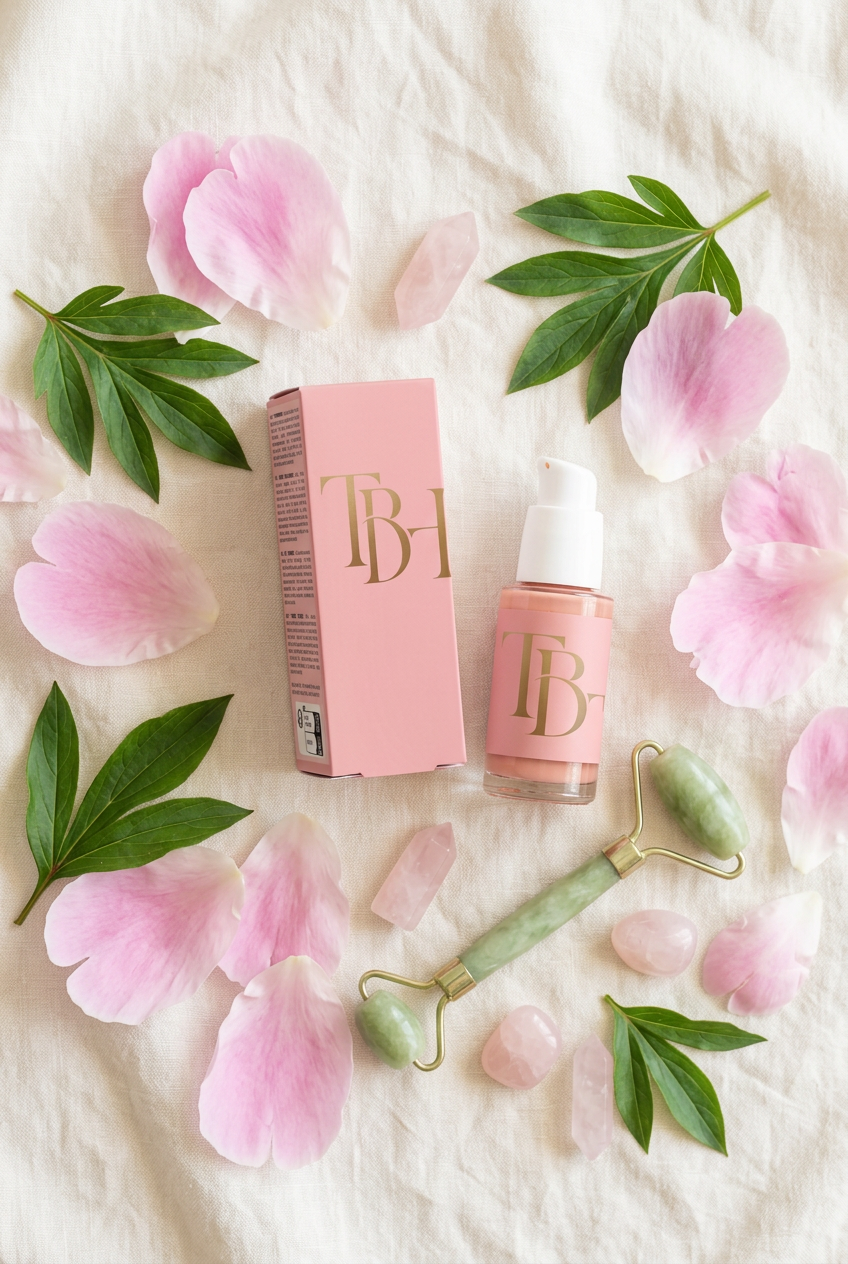 Peptide Anti-Aging Serum - Flat Lay