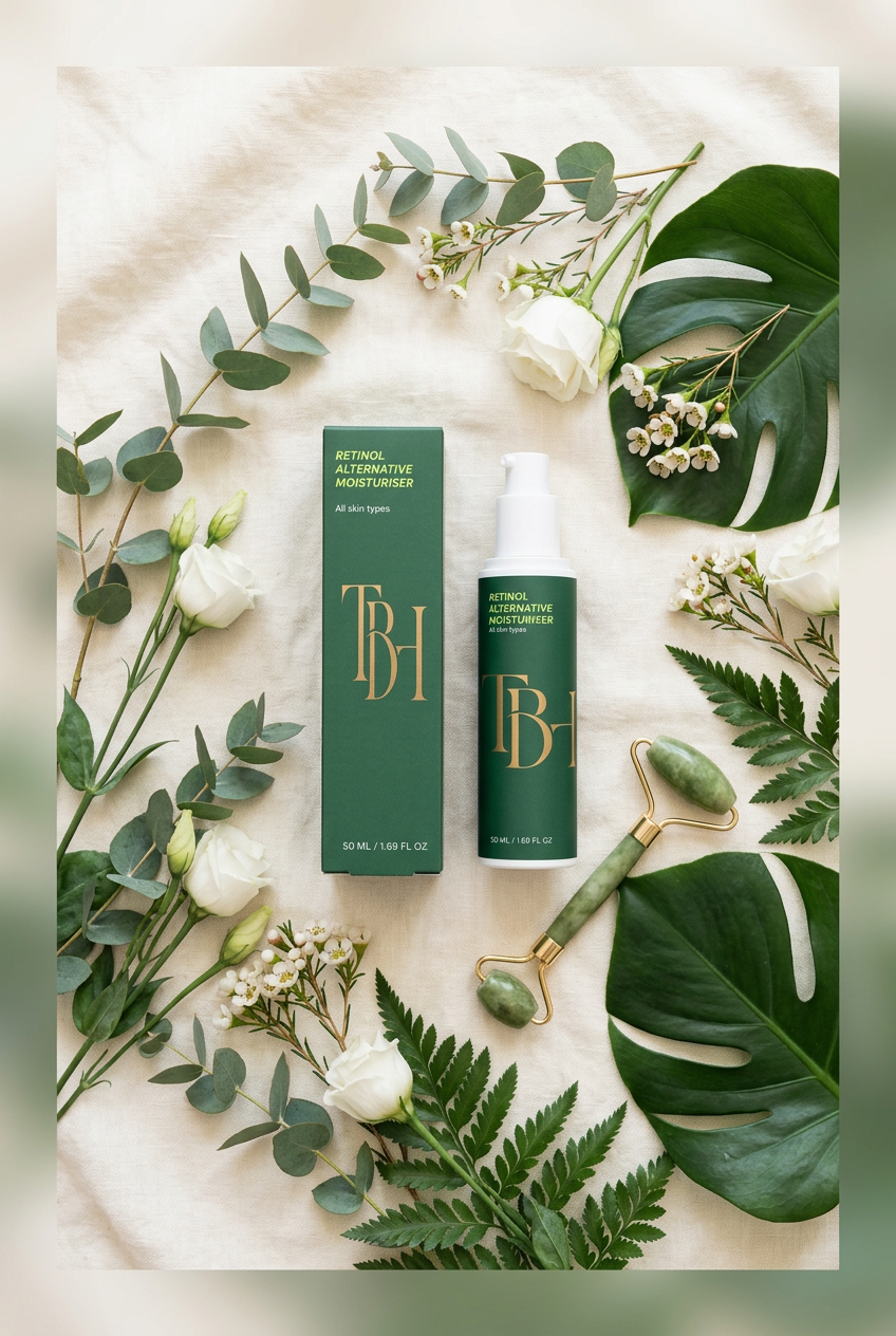 Retinol Alternative Moisturiser - Flat Lay