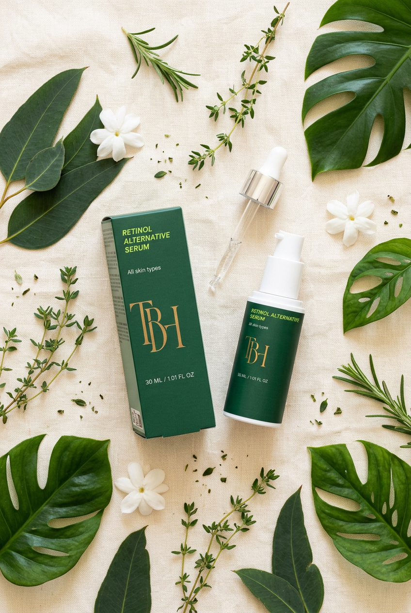 Retinol Alternative Serum - Flat Lay